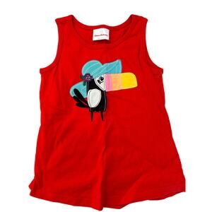 Hanna Andersson Red Toucan Shirt size 110